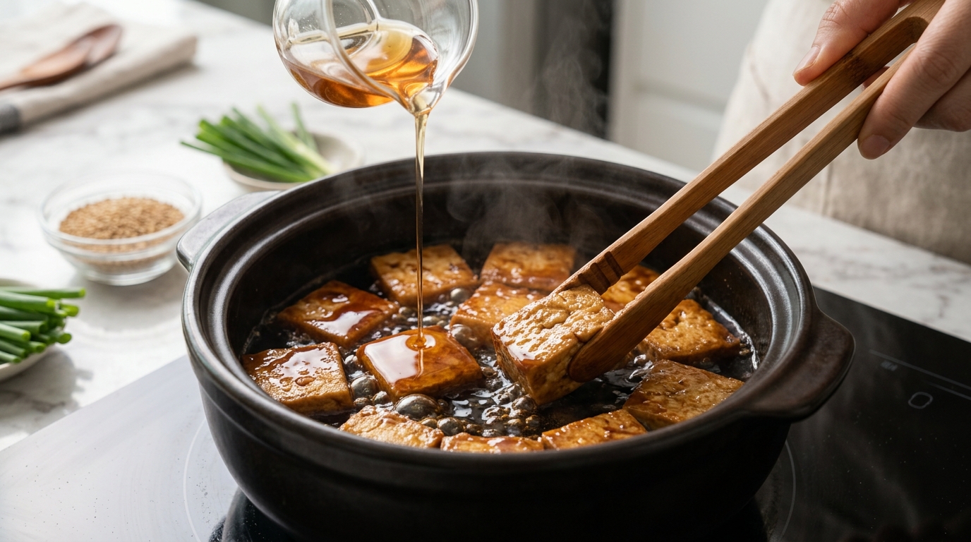 두부 한 모, 냉동실에 넣었다 꺼내보세요. 완전히 식감이 다르게 변합니다.